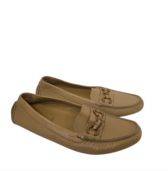 Prada Tan Buckle Driving Mocassin Size 38.5 - Picture 3 of 7